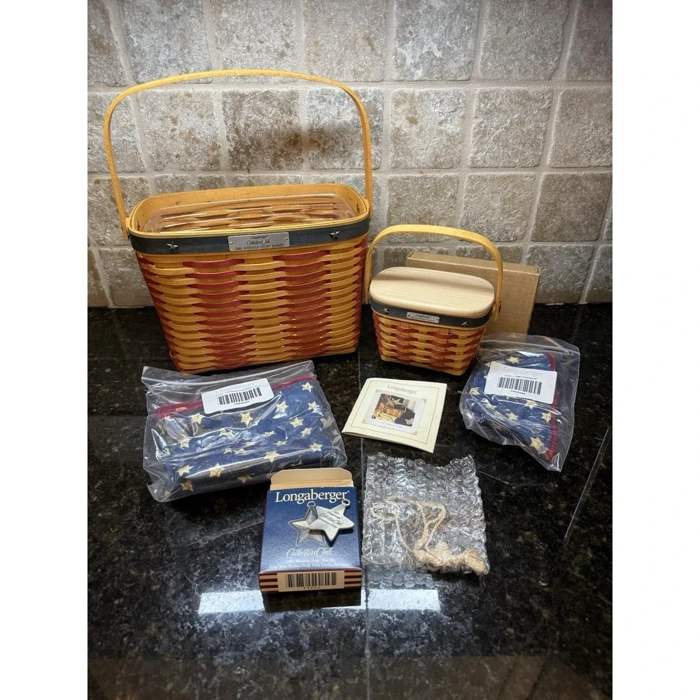 Longaberger Collectors Club 2001 Whistle Stop Basket‎ & Hostess Appreciation USA